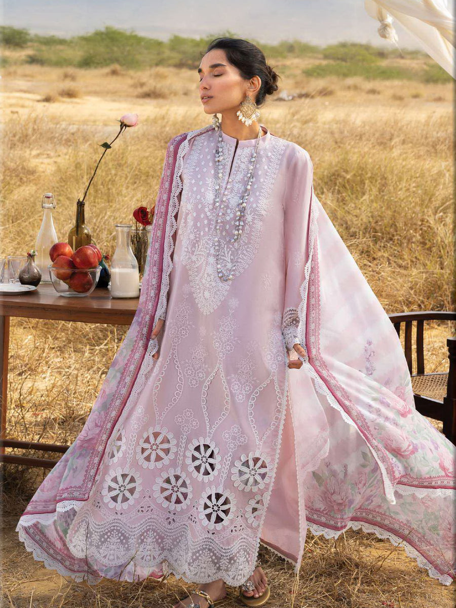 Zainab Chottani Embroidered Lawn Unstitched 3Pc Suit D-01 Aurelia