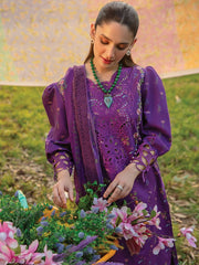 Rang Rasiya Carnation Embroidered Lawn Unstitched 3Pc Suit D-01 Nora