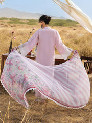 Zainab Chottani Embroidered Lawn Unstitched 3Pc Suit D-01 Aurelia