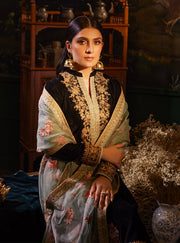 Zainab Chottani Embroidered Velvet Unstitched 3Pc Suit D-01 ANDLEEP