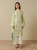 Coco by Zara Shahjahan Prints Unstitched Lawn 3Pc Suit D-01A NERINE