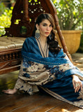 Zainab Chottani Embroidered Herringbone Unstitched 3Pc Suit D-01 Alayna