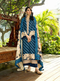 Zainab Chottani Embroidered Herringbone Unstitched 3Pc Suit D-01 Alayna