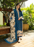 Zainab Chottani Embroidered Herringbone Unstitched 3Pc Suit D-01 Alayna