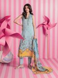 Maria.B M.Basics Embroidered Lawn Unstitched 3Pc Suit MB-CUSV13-01-B