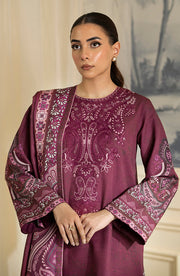 Bellini by Seran Embroidered Khaddar Unstitched 3Pc Suit D-01 Elora