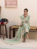 House of Nawab Miorah Embroidered Organza Unstitched 3Pc Suit D-01 IRFA - A