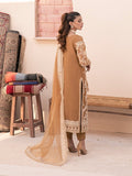 House of Nawab Miorah Embroidered Organza Unstitched 3Pc Suit D-01 IRFA - B