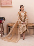 House of Nawab Miorah Embroidered Organza Unstitched 3Pc Suit D-01 IRFA - B