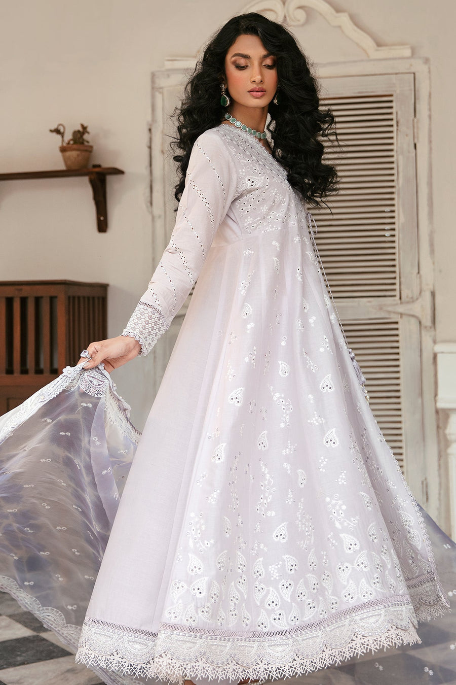 Iris by Jazmin Embroidered Eid Lawn Unstitched 3Pc Suit D-01 LINNEA
