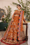 House of Nawab Azalea Embroidered Net Unstitched 3Pc Suit D-01 MAHI