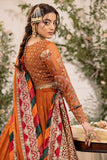 House of Nawab Azalea Embroidered Net Unstitched 3Pc Suit D-01 MAHI