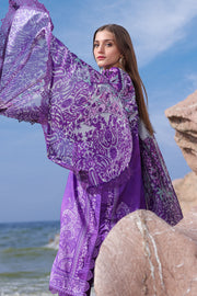 Ayzel Tropicana Embroidered Lawn Unstitched 3Pc Suit AZL-24-V2-01 Matilda