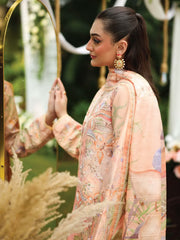 Rang Rasiya Luxury Silk Unstitched Embroidered 3Pc Suit D-05 Soha