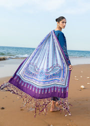 Sadaf Fawad Khan Siraa Embroidered Lawn Unstitched 3Pc Suit D-01 SHEHNAAZ