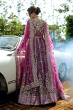 Mushq Stardust Embroidered Net Unstitched 3Pc Suit D-01 Starstruck Elegance