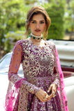 Mushq Stardust Embroidered Net Unstitched 3Pc Suit D-01 Starstruck Elegance