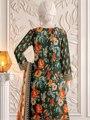 Ittehad X Bin Ameer Khaddar Essential Unstitched Printed 3Pc Suit D-01