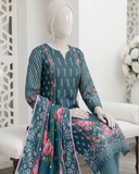 Ittehad Essential Vol-03 Unstitched Printed Lawn 3Pc Suit D-01