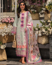 Rang Rasiya Carnation Festive Edit Unstitched 3 Piece Suit D-01 KEYA