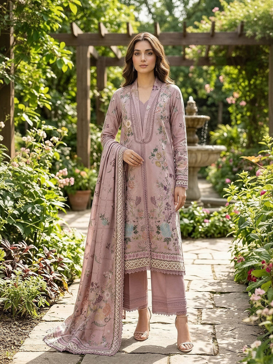 Zync by Florent Exclusive Prints Lawn Unstitched 3Pc Suit FEP-01