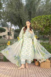 Spring Bell by Sanam Saeed Embroidered Lawn Unstitched 3Pc Suit D-01