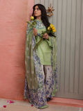 Coco Prints by Zara Shahjahan Unstitched Lawn 3Pc Suit D-01 POMELO