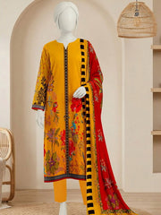 Ittehad Essential Vol-02 Unstitched Printed Lawn 3Pc Suit D-08