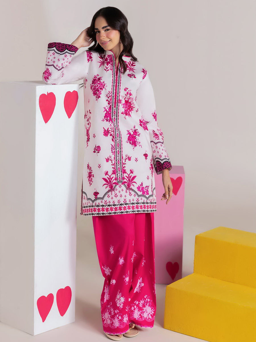 RajBari Amal Summer Prints Exclusive 2Pc Unstitched Lawn Suit D-01