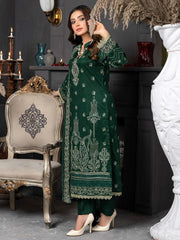 Manizay Talash Premium Embroidered Lawn Unstitched 3Pc Suit D-01