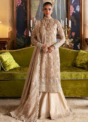 Afrozeh Hayat Unstitched Embroidered Net 3 Piece Suit D-01 SABAT