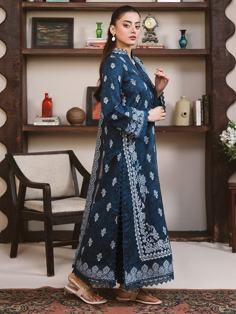 Raha by RajBari Summer Prints Exclusive Lawn Unstitched 3Pc Suit D-01