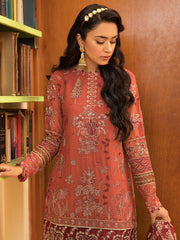 LaMode by Xenia Formals Unstitched Chiffon 3Pc Suit D-02 MARIE