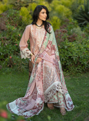 Zainab Chottani Luxe Lawn Unstitched Embroidered 3Pc Suit D-02 Esme