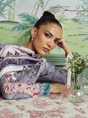 Bellini by Seran Embroidered Karandi Unstitched 3Pc Suit D-02 CHARLOTTE