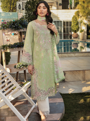 Rang Rasiya Florence Embroidered Lawn Unstitched 3Pc Suit D-02 HANIYA