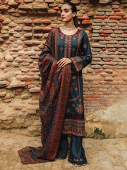 Carvaan by Humdum Embroidered Wool Unstitched 3Pc Suit D-02