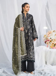 Raha by RajBari Summer Print Exclusive Lawn Unstitched 3Pc Suit D-02