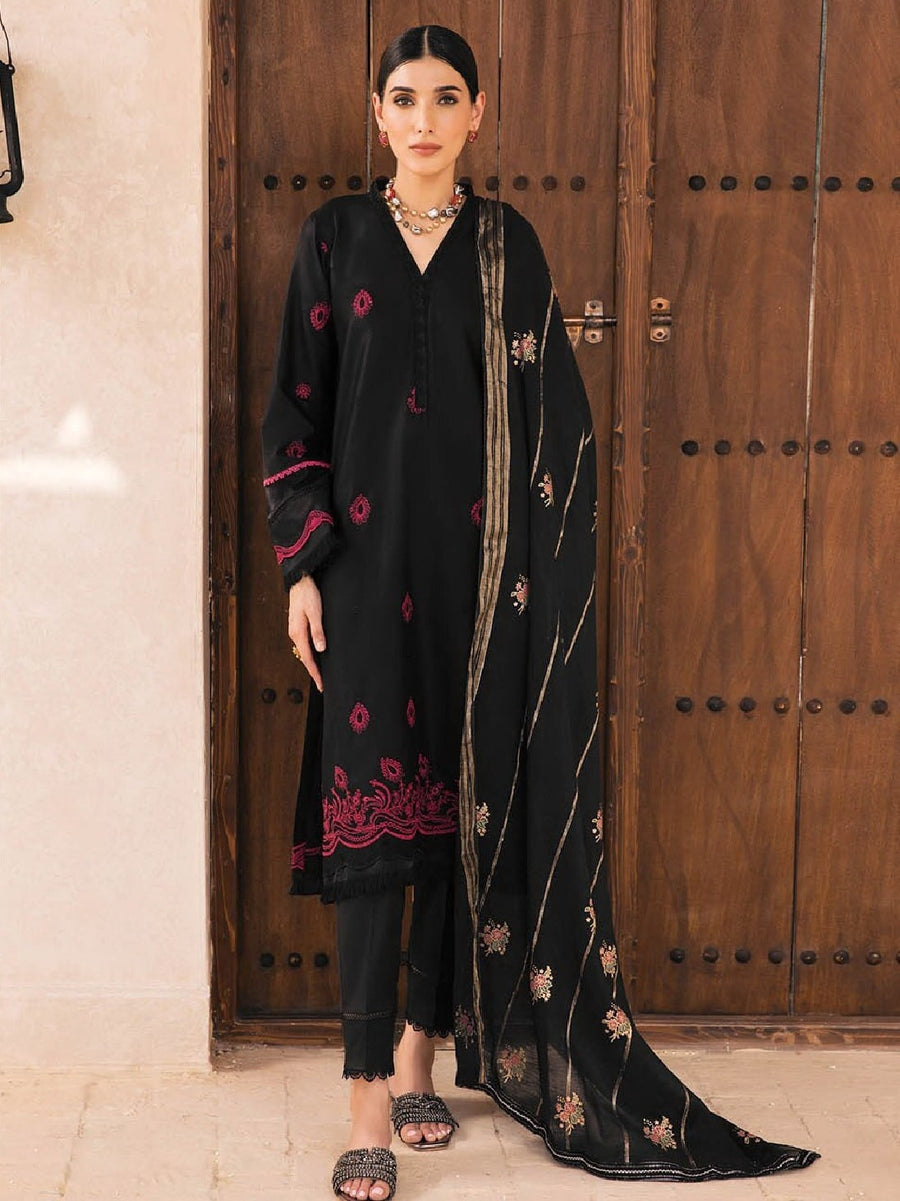 Nissa by RajBari Unstitched Embroidered Chikankari 3 Piece Suit D-02