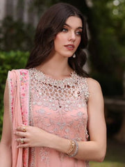 Noor by Saadia Asad Embroidered Chiffon Unstitched 3Pc Suit D-02 EKAI