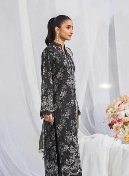 Raha by RajBari Summer Print Exclusive Lawn Unstitched 3Pc Suit D-02