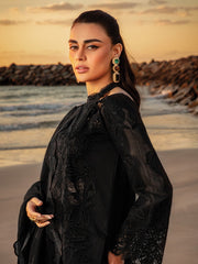 Rang Rasiya Premium Embroidered Lawn Unstitched 3Pc Suit D-01 RAMEEN