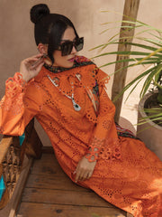 Rang Rasiya Premium Embroidered Lawn Unstitched 3Pc Suit D-02 MADEIRA