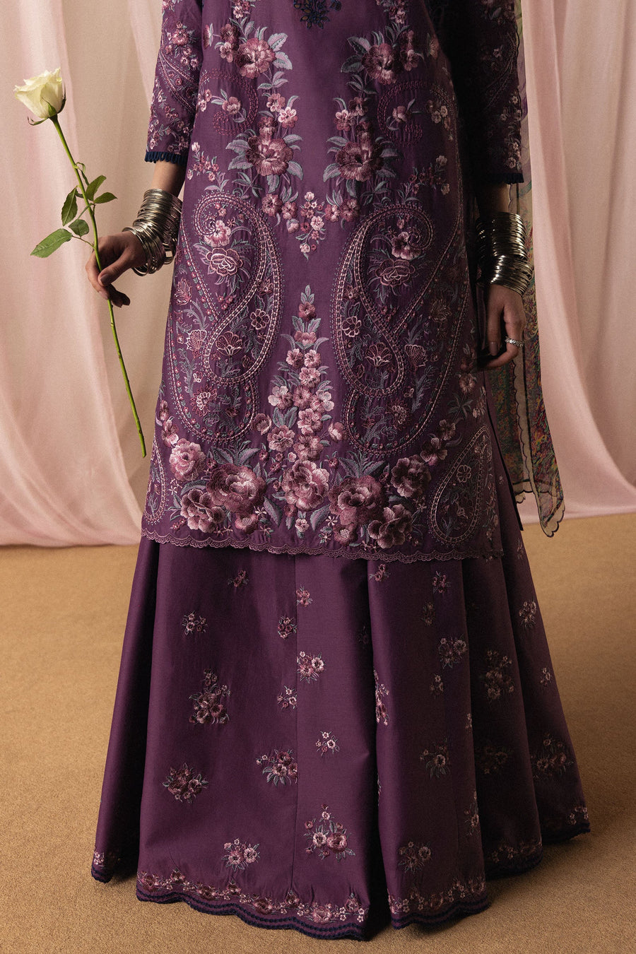 Zara Shahjahan Satori Stillness & Luxury Unstitched Lawn 3Pc Suit D-02 SUMIRE