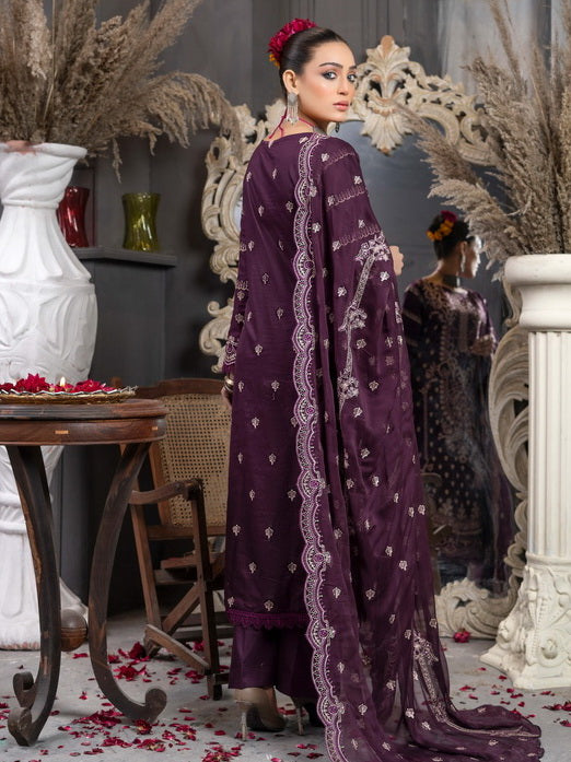 Manizay Talash Premium Embroidered Lawn Unstitched 3Pc Suit D-02