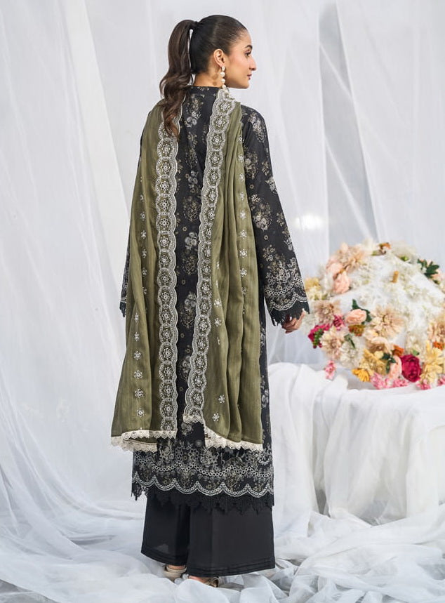 Raha by RajBari Summer Print Exclusive Lawn Unstitched 3Pc Suit D-02