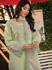 Rang Rasiya Florence Embroidered Lawn Unstitched 3Pc Suit D-02 HANIYA