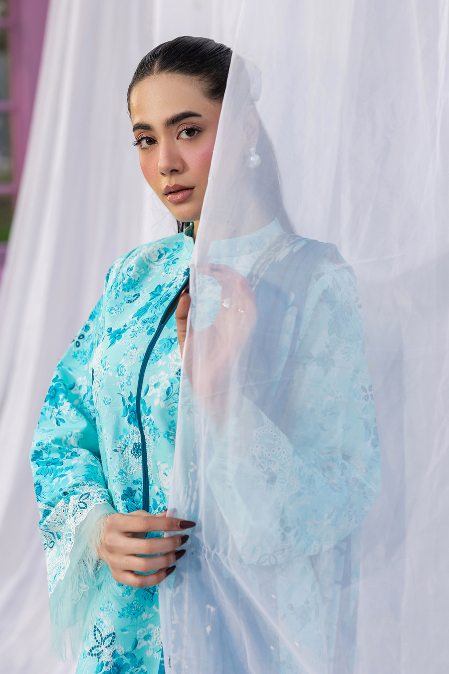 RajBari Summer Printkari Exclusive Lawn Unstitched 3Pc Suit D-02