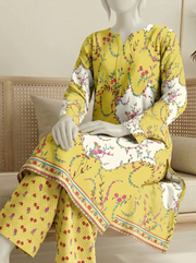 Ittehad Daily Afairs Vol-02 Unstitched Printed Lawn 2Pc Suit D-02