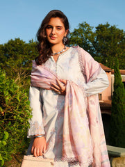 Rang Rasiya Florence Embroidered Lawn Unstitched 3Pc Suit D-02 ALIZEH